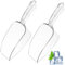 LABRIMP 2 Piezas de Hielo y Chuches de Mango Ergonómico y Boca Ancha para Servir Comida y Helados Material de Alimenticio para Cocina y Congelador