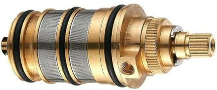 QYMDRION Shower Cartridge Replacement，20-50℃ Thermostatic Cartridge Shower Mixer Valve Bar Repair Kit，All-Copper Thermostatic Valve Core for Thermostatic Faucet