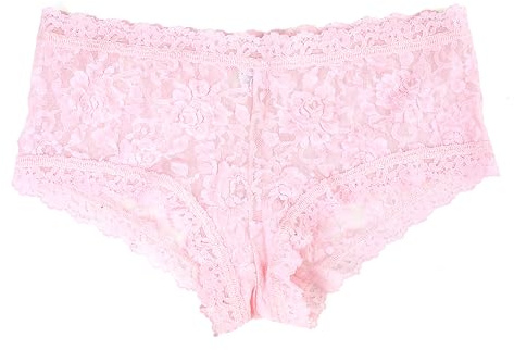 hanky panky Women's Signature Lace Boyshort Panty, Bliss Pink, m