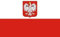 FRIP –Versand Polen mit Wappen Fahne Flagge Gr. 1,50x0,90m mit Ösen