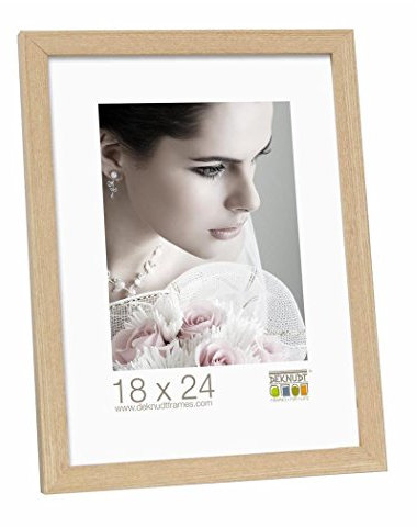 Deknudt Frames S44CH1 Basic Cadre Photo Bois/MDF Chêne Fin 40 x 60 cm, Brun