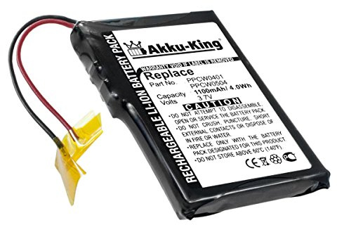 Akku-King Akku kompatibel mit Cowon PPCW0401, PPCW0504 - Li-Polymer 1100mAh - für Cowon iAUDIO M3, X5