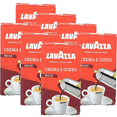 Lavazza Crema e Gusto Ricco, Café Moulu, 7x 250g