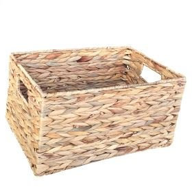 Large Water Hyacinth Rectangular Storage Basket