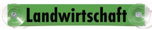 HSK Schild mit Saugnäpfen - Landwirtschaft - Gr. 28x4cm - 308037