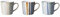 Denby 61048841 Stripe Painted 3 Piece Large Mug Set