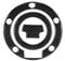 Tankaufkleber, Carbon Fiber Motorrad Tank Tankdeckel Pad Cover Aufkleber Aufkleber Passend für YZF-R1 R6