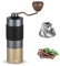 Macinacaffè manuale – HEIHOX Macinacaffè manuale con macina conica regolabile in acciaio inox, capacità 30 g, macinatura più veloce, efficienza di macinazione da espresso a grosso per ufficio, casa,