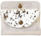 Clairefontaine 410139C - Porte-Monnaie en Véritable Cuir d'Agneau, Daim Or + tâches Cosmicuir