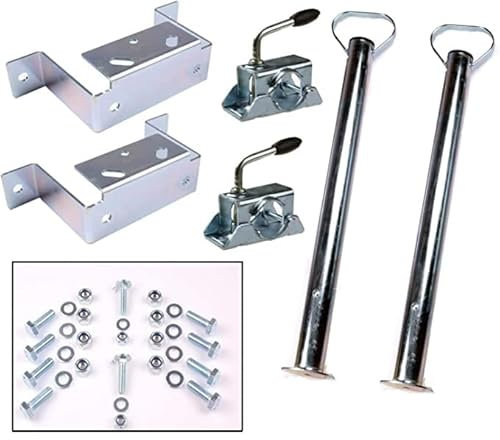 700 mm Abstellstützen Set mit Halterung für STEMA Anhänger