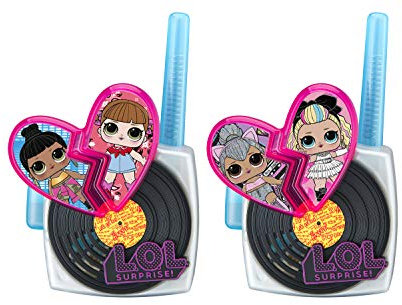 L.O.L. Surprise! LL-207 LOL Surprise Remix OMG Walkie-Talkies, 2-Wege-Handfunkgeräte, Lange Reichweite, statisch, Kinder, Top Spielzeug für Jungen & Mädchen ab 3 Jahren, Outdoor-Spiele Abenteuer