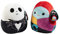 Squishmallow 20,3 cm Jack and Sally – Nightmare Before Christmas Offizielles Kellytoy Halloween – niedliches und weiches Plüsch-Stofftier-Set – tolles Geschenk für Kinder – ab 2 Jahren