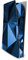 Finest Folia Schutzfolie kompatibel mit PS5 Sticker Hülle für Spiele Konsole Gehäuse Aufkleber Vinyl Folie Skin gegen Kratzer Design Cover RX023 (Digital Edition, Nr. 4 Polygon Blau)