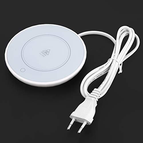 Calentador de tazas, almohadilla eléctrica impermeable, alfombrilla calefactora táctil, almohadilla caliente, calentador de bebidas de té de café para café, té, leche(220 V)