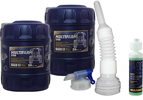 QR-Parts Set 40 Liter 85454576 MN2501-20 DIN61 CT4503 5022 MANNOL Scheibenreiniger Konzentrant 1:100 250ml 20 10W-30 Mulitfarm STOU Auslaufhahn