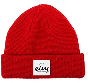 Eivy Damen Knit Wool Beanie-Mütze, Red, UNIC