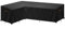 SanGlory Corner Sofa Cover Outdoor Waterproof L-Shape Garden Furniture Cover Anti-UV Patio Sofa Covers Windproof V-Shaped Garden Couch Protector with Air Vents, Long Right Side 210x270x85x65/90cm