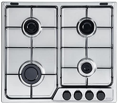 De Longhi FFA46ASV Cuisinière à gaz n° 4 brûleurs 60 m Inox