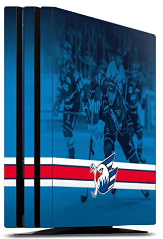 DeinDesign Skin kompatibel mit Sony Playstation 4 Pro Folie Sticker Eishockey Logo Adler Mannheim