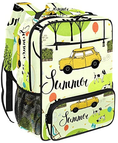 Unterwasser-Tiermuster, robuster Rucksack, Studenten-Büchertasche für Reisen, Schule, Camping, Mehrfarbig 6, Einheitsgröße