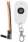 Mini interruttore del telecomando DC 3.5‑12V, interruttore del telecomando del relè della luce LED ad alta sensibilità con ricevitore (bianco)