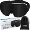 Strex Luxus Schlafmaske - 3D Ergonomisch - 100% Verdunkelung - Memory Schaumstoff - Schlafmaske - Augenmaske