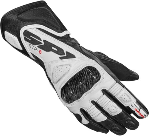 SPIDI STR-6 Damen Motorradhandschuhe, schwarz/weiß, S