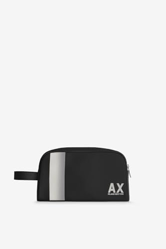 Armani Exchange Trousse de beauté pour homme Color Block AX Travel Dopp - NERO, taille unique
