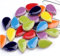 500 g Regentropfen, Keramik-Mosaikfliesen für Bastelarbeiten, Heimdekoration, 1,2 x 1,9 cm, DIY-Mosaikfliesen-Set für Bastelplatten, Blumentöpfe, Vasen, Tassen, Mosaikherstellung, Zubehör,