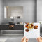 Alened Mirror Tiles Self Adhesive Stickers 20x20cm/4pcs Square Removable Acrylic Stick on Wall Mirrors for Bathroom Wardrobe Doors DIY Home Decor