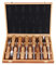 Juego de Cinceles para Tallar Madera de 12 Piezas con Mangos de Madera de Primera Calidad, Cuchillas Afiladas y Estuche de Lona, ​​kit de Herramientas Ideal para Carpinteros,