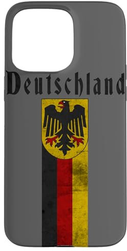 Deutschland Deutschland Flagge Fahne Fahne Wappen Adler Hülle für iPhone 15 Pro Max