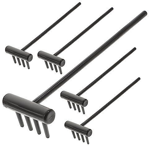 HAWILLOSCH 6pcs Sand Rake Hamster Bowl Zen Garden Decor Meditation Zen Decor DIY Kits Zen Garden Tools Japanese Tools Mini Tools Micro Rakes for Zen Table Mini Rakes Sandbox Rake