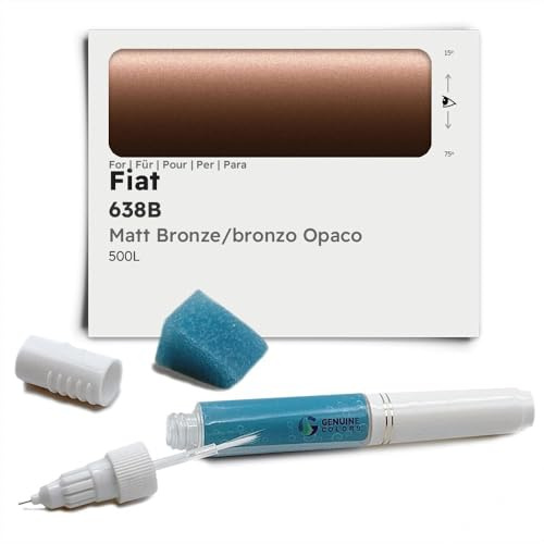 Genuine Colors Lackstift MATT Bronze Bronzo OPACO 638B für FIAT 500L
