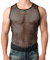 TUONYIS Hombres Camiseta sin Mangas de Rejilla Camisetas Internas de Red Camiseta sin Mangas de Chaleco Camiseta Interior de Malla de Hombre Top Sexy Camisetas Transpirable Tank Top para Hombres