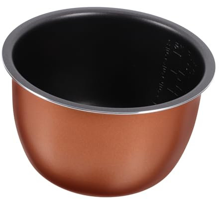 Garneck Non-Stick Rice Cooker Inner Pot 2l Sturdy Aluminum Alloy Liner for Cooking Rice Meat Noodles Compatible Electric Cookers Kitchenware Accessory