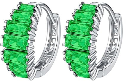 Creolen Ohrringe Sterling Silber 925 Hypoallergen Ohrringe für Frauen Geschenk Freundin Mutter Freundin Geburtstag Leichte Tropfenform Ohrstecker für Mama, Einheitsgröße, Halskette van Cleef van Cleef