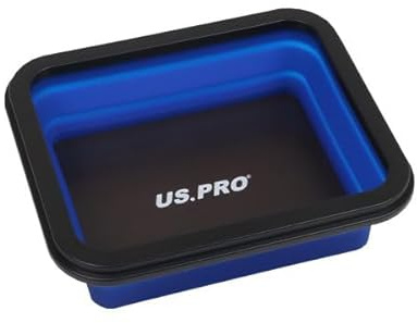 US PRO Tools Collapsible Magnetic Parts Tray - 158 x 132 x 45mm 6894