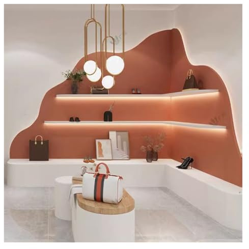 ZCXMNL Schwebendes Regal Mit LED-Beleuchtung, Wandregal Aus Holz, Leuchtende Regale for Schlafzimmer, Küche, Wohnzimmer, Spielzimmer, Nur 1 Stück(White,60x18cm)