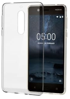 Original Nokia 1A21M0H00VA Slim Crystal Hülle CC-102 für Nokia 5