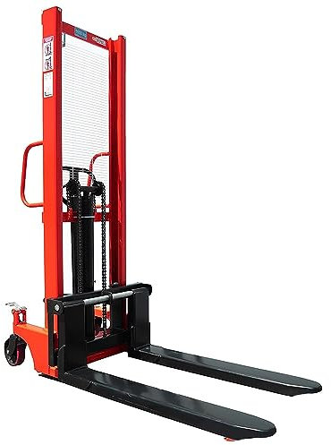 Sollevatore manuale per pallet, transpallet 1000Kg 1 T, carrello elevatore manuale, piattaforma elevatrice sollevamento pallet – echoENG – MA SL PR10