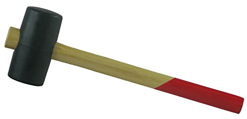 Gummihammer, Kopf-Ø 40 mm, mit Holzholzstiel