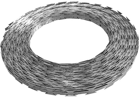 vidaXL Filo Spinato Concertina Lame in Acciaio Zincato 500 m Filo Costantino