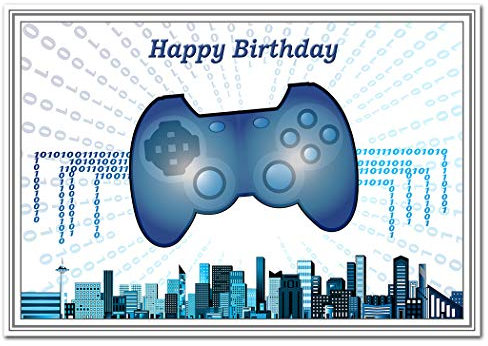 Gamer-Geburtstagskarten für Ihn – Beste ausgefallene einzigartige coole besondere Video-Männer männlich (Happy Birthday Karte – Gamers Thema)