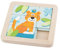 Schiebenpuzzle | Sevi | Lernspiele auf Holz | 18x18x2cm | Educational and Puzzle | Modell 83081