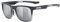 uvex LGL 42 - Sonnenbrille für Damen und Herren - 100% UVA-, B, C Schutz - inkl Schriftzug auf den Bügeln - black transparent/silver - one size