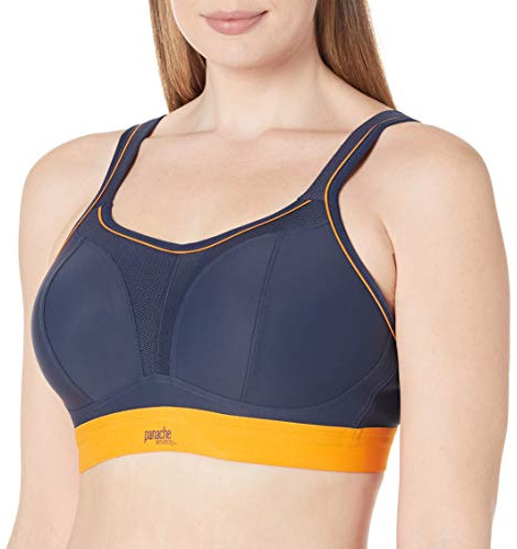 Panache Women's Non-Wired Sports Bra - Multi - 38B Navy Orange