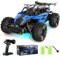 ACAMMZAR AT2 Voiture Telecommandé Tout Terrain pour Enfants, Voiture Télécommandée 1:16 20+Km/h RC Car 50+Min Temps avec 2 Batteries, 2WD 2.4GHz avec Phares LED pour Adultes et Garçons Débutants