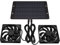 SPORTARC Ventilatore di scarico a energia solare, 10 W, 12 V, impermeabile, mini ventilatore per casa, soffitta, serra, animali domestici per il raffreddamento di cani e pollai