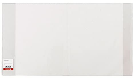 NEU BRUNNEN Buchschoner aus PVC 265x545mm